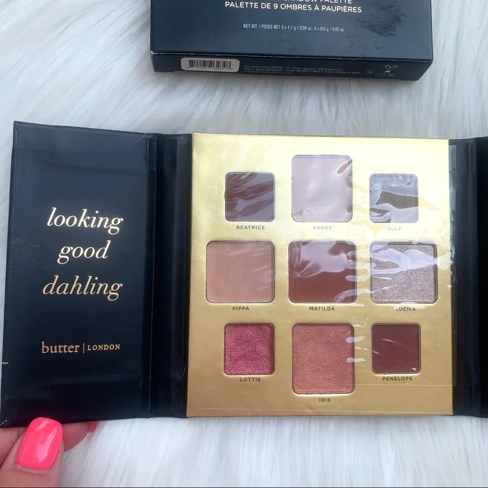 Butter London Teddy Girl 9-Piece Eye Shadow Palette NIB